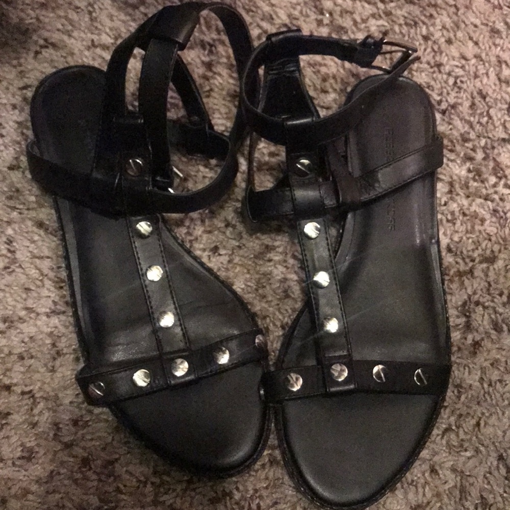 Rebecca minkoff black sandals